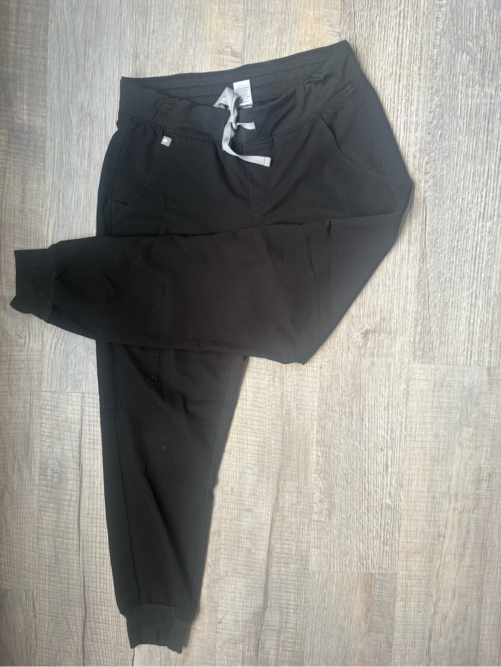 Figs Black Jogger Scrubs